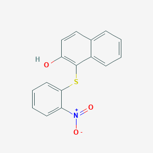 1-(2-Nitrophenyl)sulfanylnaphthalen-2-ol