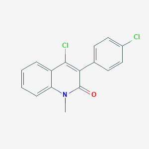 molecular formula C16H11Cl2NO B373294 4-chloro-3-(4-chlorophenyl)-1-methyl-2(1H)-quinolinone 