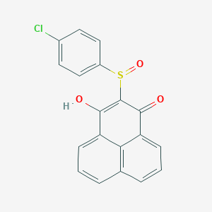 2-[(4-chlorophenyl)sulfinyl]-3-hydroxy-1H-phenalen-1-one