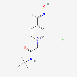 molecular formula C12H18ClN3O2 B3733066 1-[2-(tert-butylamino)-2-oxoethyl]-4-[(hydroxyimino)methyl]pyridinium chloride 