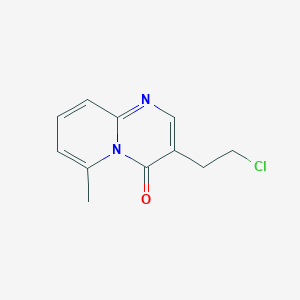 molecular formula C11H11ClN2O B373317 3-(2-chloroethyl)-6-methyl-4H-pyrido[1,2-a]pyrimidin-4-one 