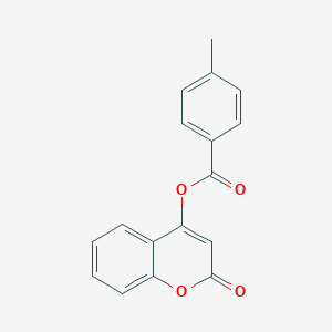 molecular formula C17H12O4 B373319 2-oxo-2H-chromen-4-yl 4-methylbenzoate CAS No. 64517-72-2