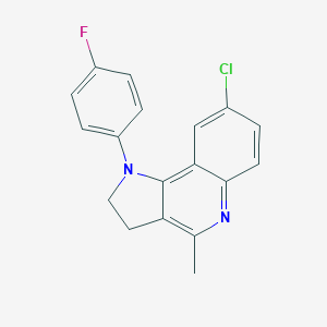8-Chloro-1-(4-fluorophenyl)-4-methyl-2,3-dihydro-1H-pyrrolo[3,2-c]quinoline