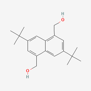 molecular formula C20H28O2 B3733277 (3,7-di-tert-butyl-1,5-naphthalenediyl)dimethanol 