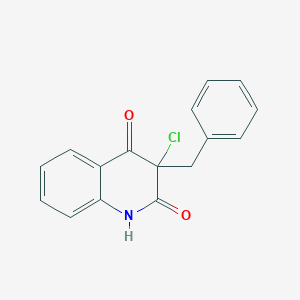 molecular formula C16H12ClNO2 B373346 3-benzyl-3-chloro-2,4(1H,3H)-quinolinedione 