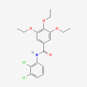 molecular formula C19H21Cl2NO4 B3733622 N-(2,3-dichlorophenyl)-3,4,5-triethoxybenzamide 