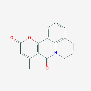 6-Methyl-3-oxa-9-azatetracyclo[7.7.1.02,7.013,17]heptadeca-1(16),2(7),5,13(17),14-pentaene-4,8-dione