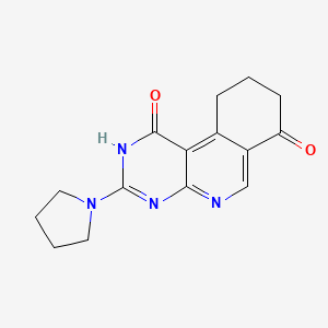 molecular formula C15H16N4O2 B3733909 3-(1-pyrrolidinyl)-9,10-dihydropyrimido[4,5-c]isoquinoline-1,7(2H,8H)-dione 