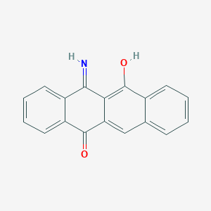 molecular formula C18H11NO2 B3734236 6-amino-5,11-tetracenedione 