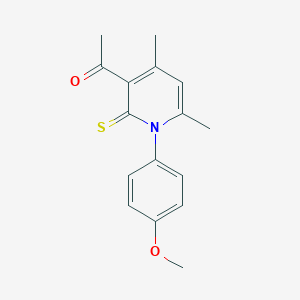 1-[1-(4-Methoxyphenyl)-4,6-dimethyl-2-thioxo-1,2-dihydro-3-pyridinyl]ethanone