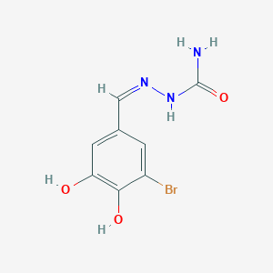 molecular formula C8H8BrN3O3 B3734285 3-bromo-4,5-dihydroxybenzaldehyde semicarbazone 
