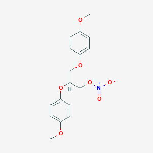 2,3-Bis(4-methoxyphenoxy)propyl nitrate
