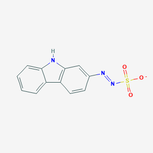 molecular formula C12H8N3O3S- B373453 2-(9H-carbazol-2-yl)diazenesulfonate 