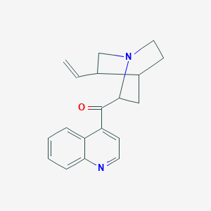 molecular formula C19H20N2O B373458 4-Quinolyl-(5-vinylquinuclidin-2-yl)methanone 