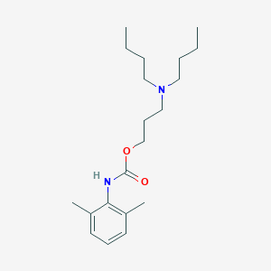 3-(Dibutylamino)propyl 2,6-dimethylphenylcarbamate