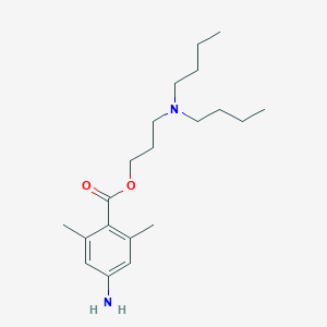 3-(Dibutylamino)propyl 4-amino-2,6-dimethylbenzoate