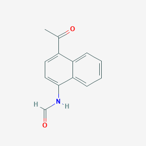 molecular formula C13H11NO2 B373477 4-Acetyl-1-naphthylformamide 