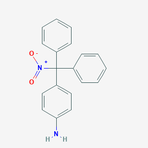 molecular formula C19H16N2O2 B373483 4-[Nitro(diphenyl)methyl]aniline 