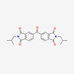 molecular formula C25H24N2O5 B3734880 5,5'-carbonylbis(2-isobutyl-1H-isoindole-1,3(2H)-dione) 