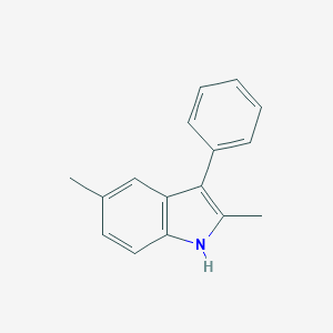 molecular formula C16H15N B373491 2,5-dimethyl-3-phenyl-1H-indole 