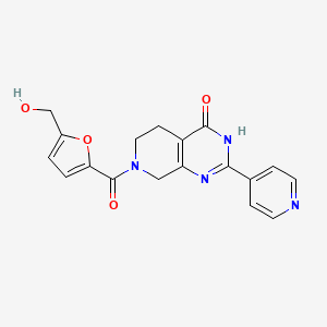 molecular formula C18H16N4O4 B3734953 7-[5-(hydroxymethyl)-2-furoyl]-2-pyridin-4-yl-5,6,7,8-tetrahydropyrido[3,4-d]pyrimidin-4(3H)-one 