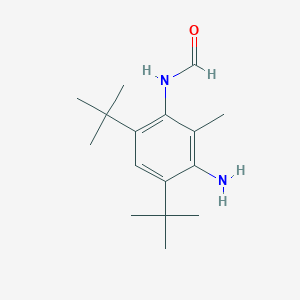 3-Amino-4,6-ditert-butyl-2-methylphenylformamide