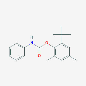 molecular formula C19H23NO2 B373497 2-Tert-butyl-4,6-dimethylphenyl phenylcarbamate 
