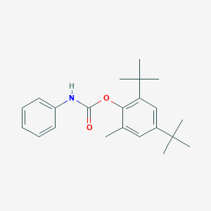 molecular formula C22H29NO2 B373498 2,4-Ditert-butyl-6-methylphenyl phenylcarbamate 