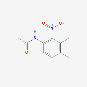 molecular formula C10H12N2O3 B373501 N-{2-nitro-3,4-dimethylphenyl}acetamide 