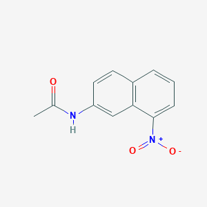 N-{8-nitro-2-naphthyl}acetamide