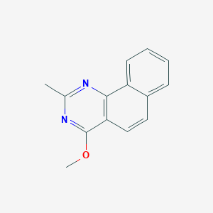 molecular formula C14H12N2O B373510 4-Methoxy-2-methylbenzo[h]quinazoline 