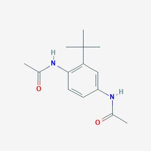 molecular formula C14H20N2O2 B373521 N-[4-(acetylamino)-2-tert-butylphenyl]acetamide 
