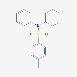 molecular formula C19H23NO2S B373522 N-cyclohexyl-4-methyl-N-phenylbenzenesulfonamide 