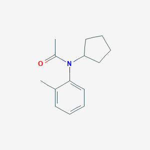 N-cyclopentyl-N-(2-methylphenyl)acetamide