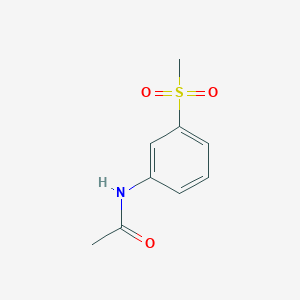 molecular formula C9H11NO3S B373525 N-[3-(methylsulfonyl)phenyl]acetamide 