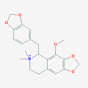 5-(1,3-Benzodioxol-5-ylmethyl)-4-methoxy-6,6-dimethyl-5,6,7,8-tetrahydro-6lambda~5~-[1,3]dioxolo[4,5-g]isoquinoline