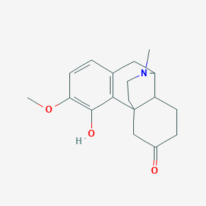 molecular formula C18H23NO3 B373554 3-Hydroxy-4-methoxy-17-methyl-17-azatetracyclo[7.5.3.0~1,10~.0~2,7~]heptadeca-2,4,6-trien-13-one 