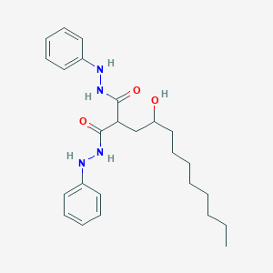 2-(2-hydroxydecyl)-1-N',3-N'-diphenylpropanedihydrazide