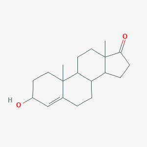 molecular formula C19H28O2 B373570 Androst-4-en-17-one, 3-hydroxy-, (3alpha)- 