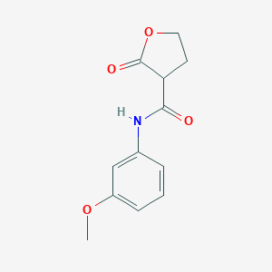 N-(3-methoxyphenyl)-2-oxotetrahydro-3-furancarboxamide
