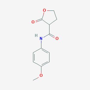 N-(4-methoxyphenyl)-2-oxotetrahydro-3-furancarboxamide