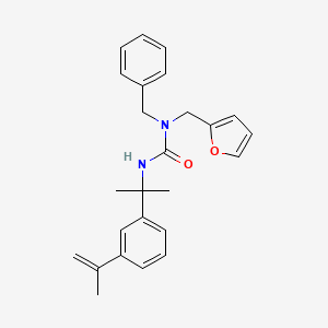 N-benzyl-N-(2-furylmethyl)-N'-[1-(3-isopropenylphenyl)-1-methylethyl]urea
