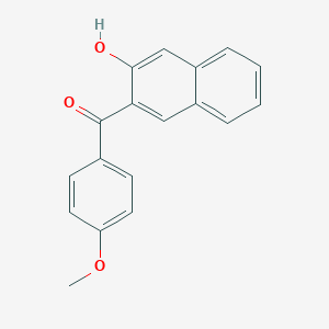 molecular formula C18H14O3 B373584 4-Methoxyphenyl(3-hydroxy-2-naphthyl) ketone 