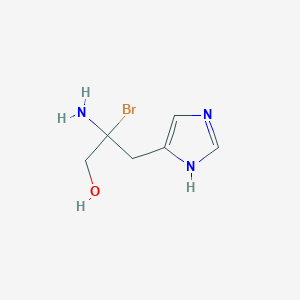 2-amino-2-bromo-3-(1H-imidazol-5-yl)propan-1-ol