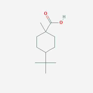 molecular formula C12H22O2 B373591 4-Tert-butyl-1-methylcyclohexane-1-carboxylic acid CAS No. 7112-13-2