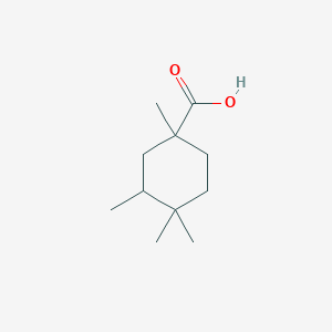 molecular formula C11H20O2 B373593 1,3,4,4-Tetramethylcyclohexanecarboxylic acid 