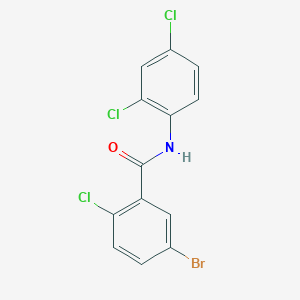 molecular formula C13H7BrCl3NO B3735968 5-bromo-2-chloro-N-(2,4-dichlorophenyl)benzamide 