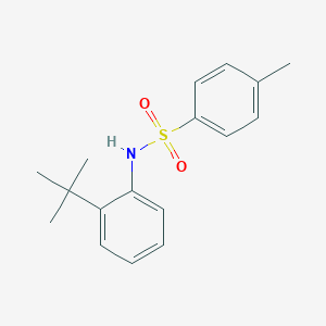 molecular formula C17H21NO2S B373603 N-(2-tert-Butylphenyl)-4-methylbenzenesulfonamide 