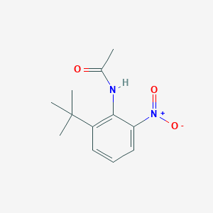 N-{2-tert-butyl-6-nitrophenyl}acetamide