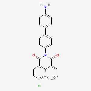 molecular formula C24H15ClN2O2 B3736109 2-(4'-amino-4-biphenylyl)-6-chloro-1H-benzo[de]isoquinoline-1,3(2H)-dione 